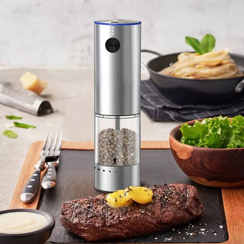 Electric Salt and Pepper Grinder Set