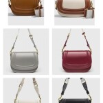 Trendy  Leather Crossbody Purse: Small Shoulder Bag
