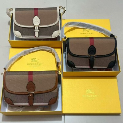 Jute-cowhide Messenger Bag Durable Vintage