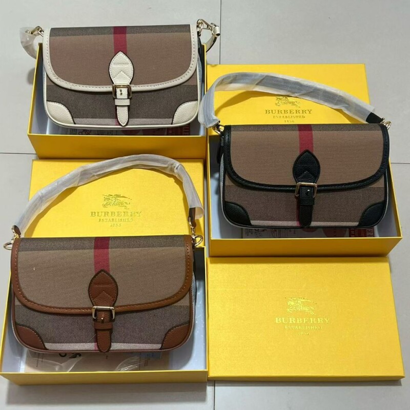 Jute-cowhide Messenger Bag Durable Vintage