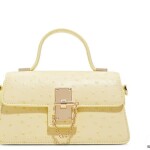 Yellow Womens Top Handle Bag